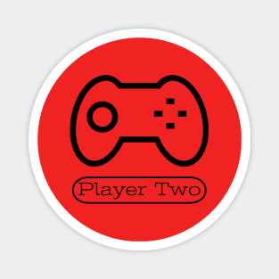 Player Two Magnet